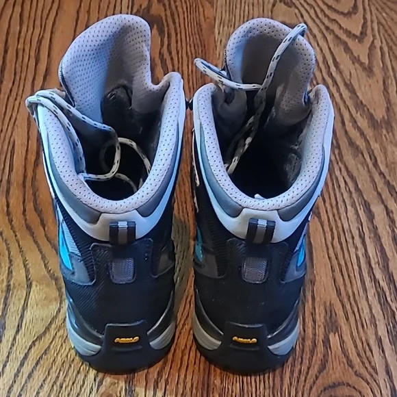 Asolo GTX Women's Gray and Blue Hiking Boots - Picture 3 of 9